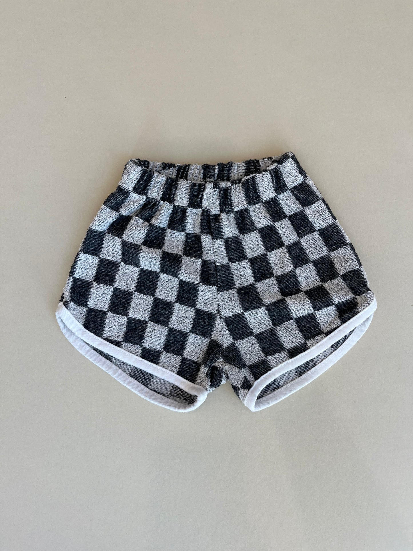 Terry Check Shorts