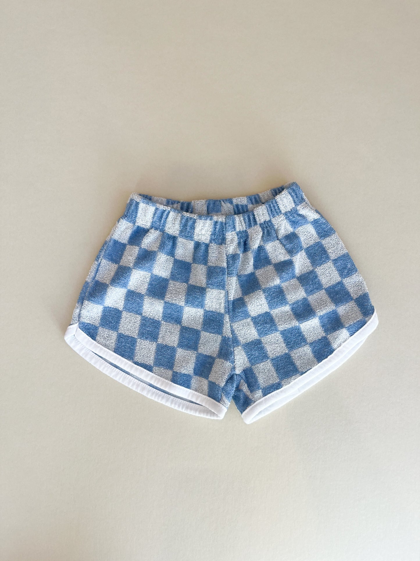 Terry Check Shorts