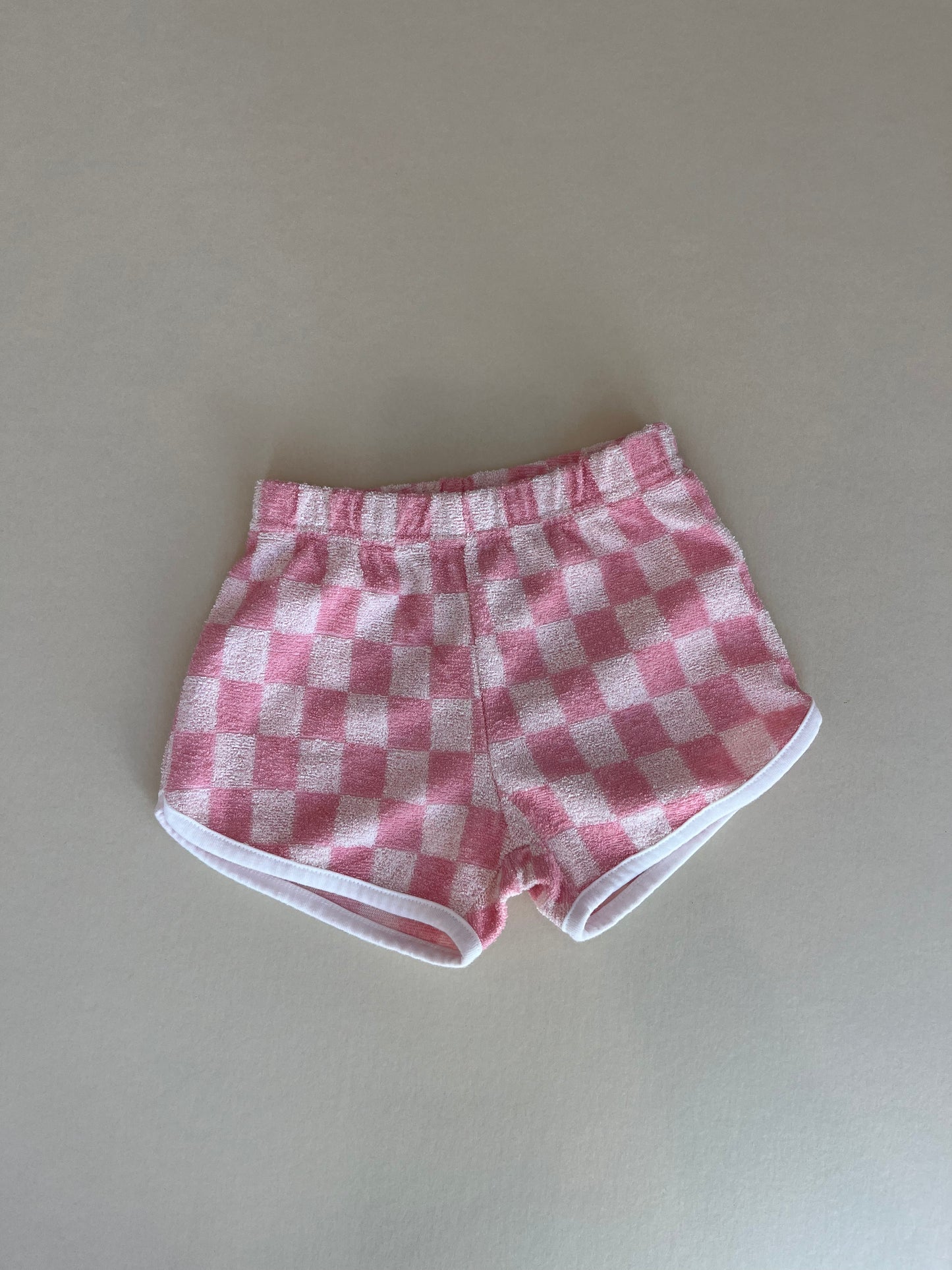 Terry Check Shorts