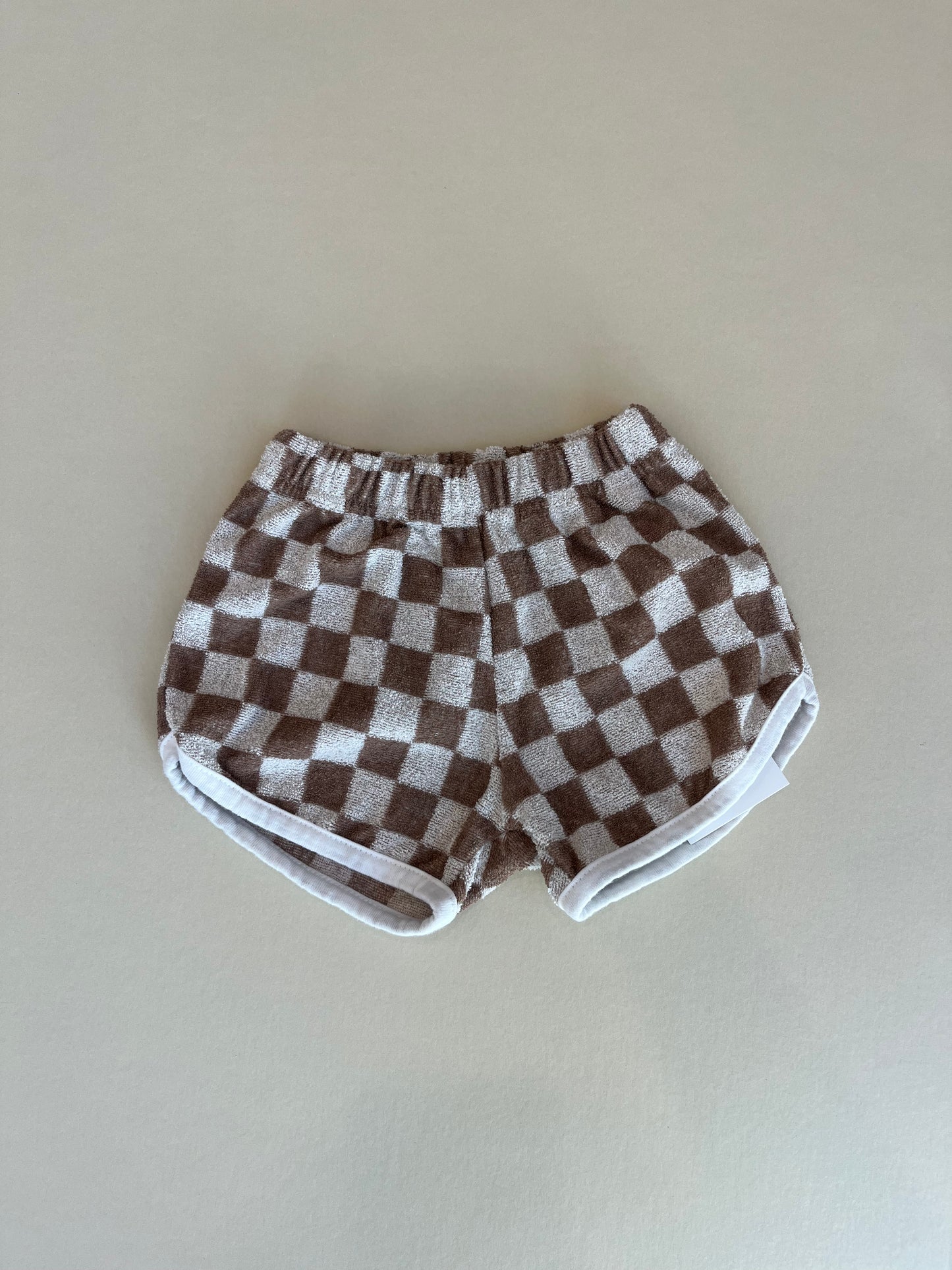 Terry Check Shorts