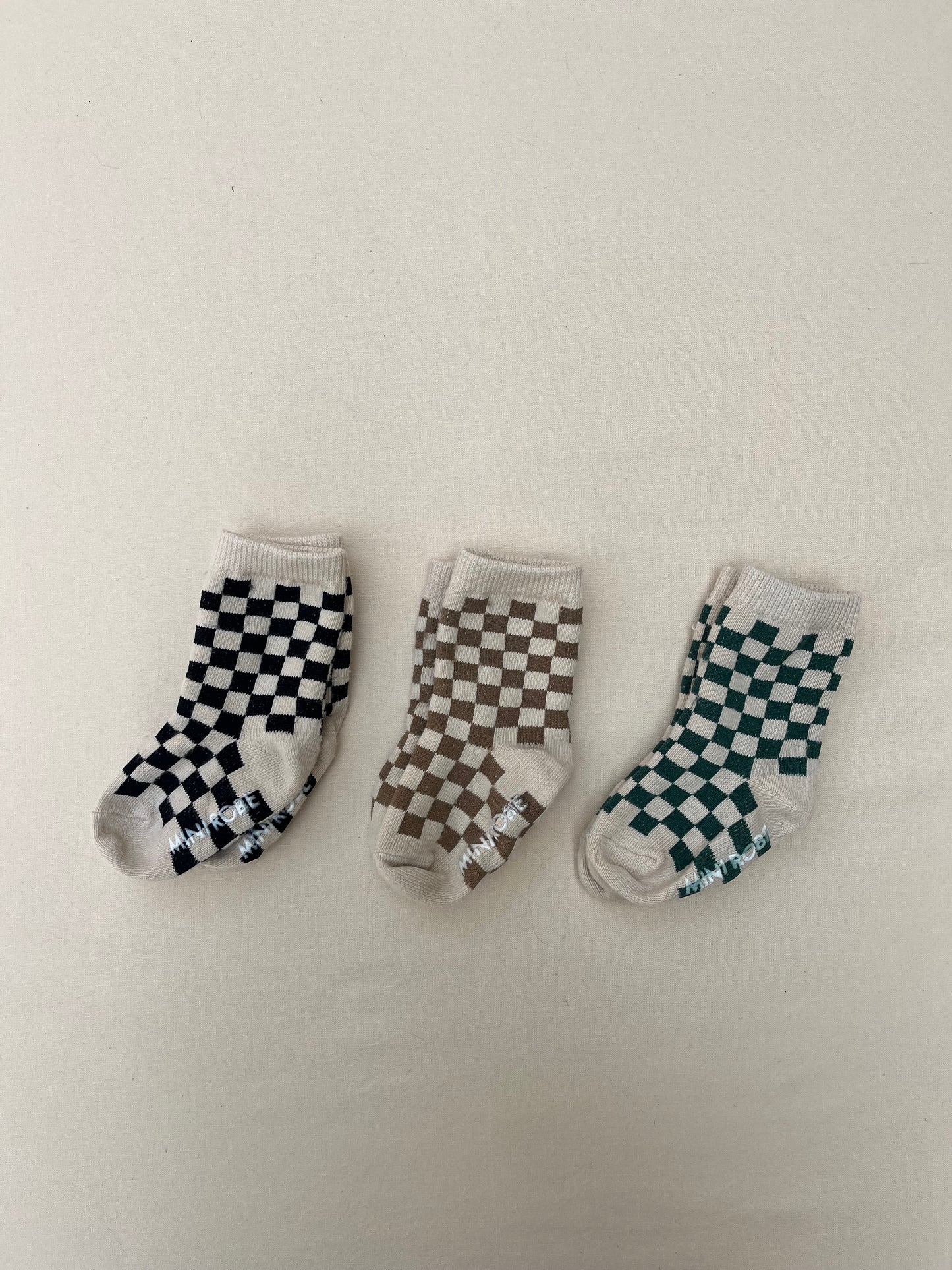 Checkered Socks - Set of 3