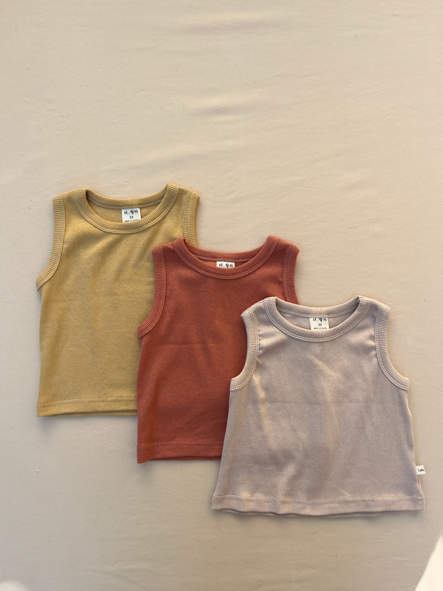 Ribbed Sleeveless Tank