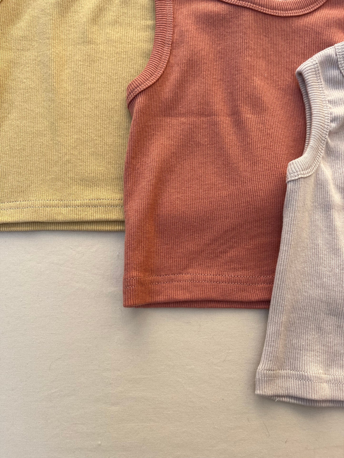 Ribbed Sleeveless Tank