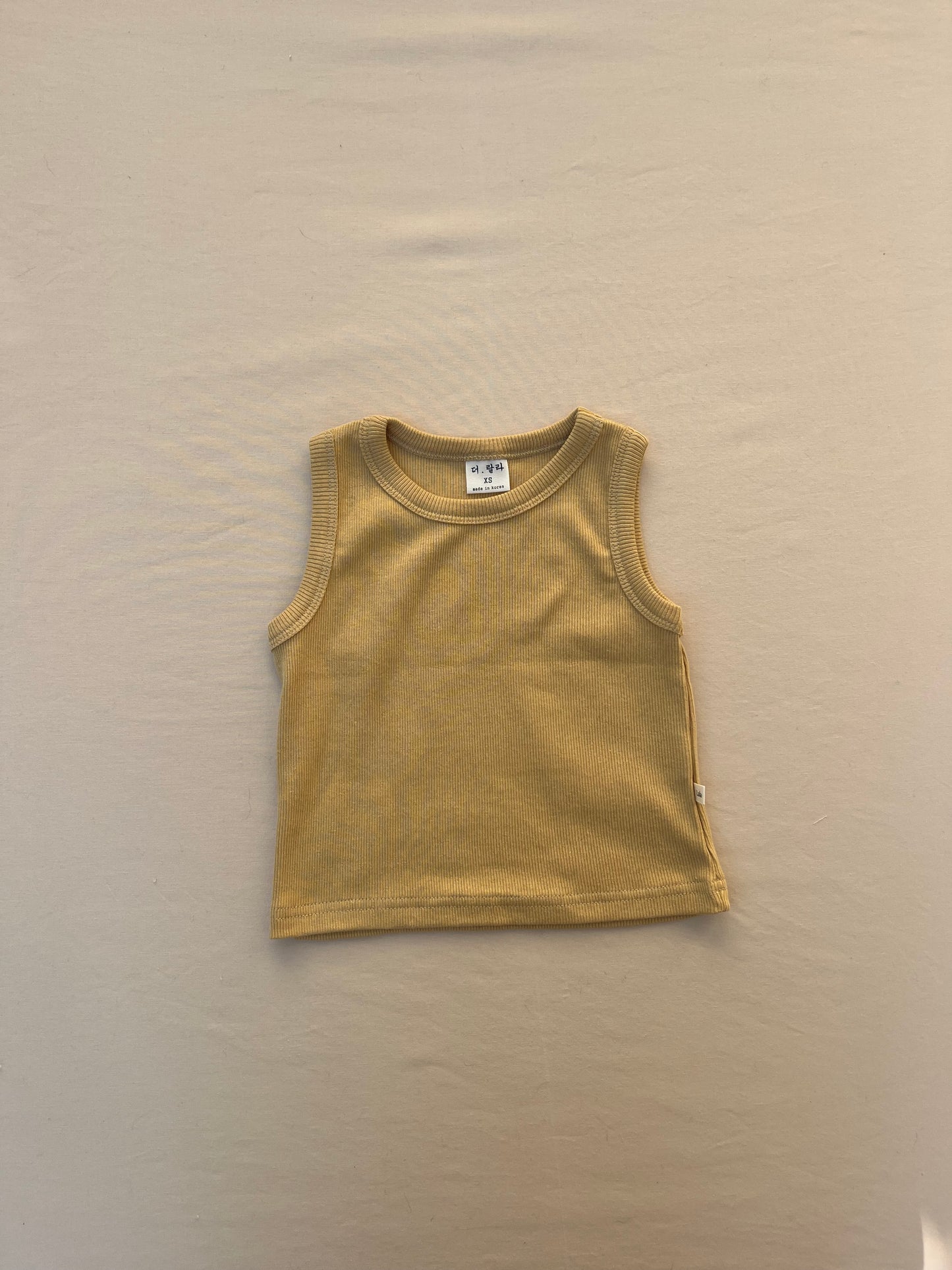 Ribbed Sleeveless Tank