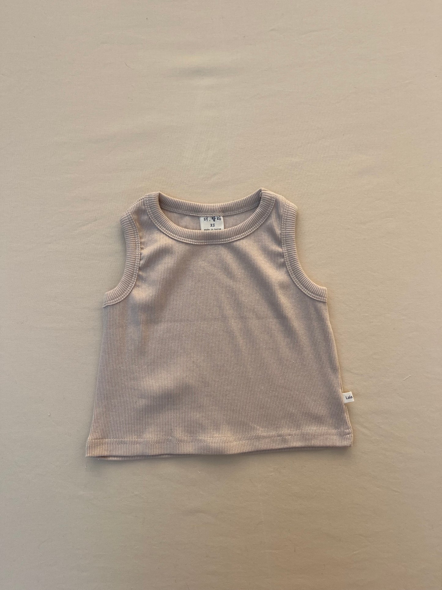 Ribbed Sleeveless Tank