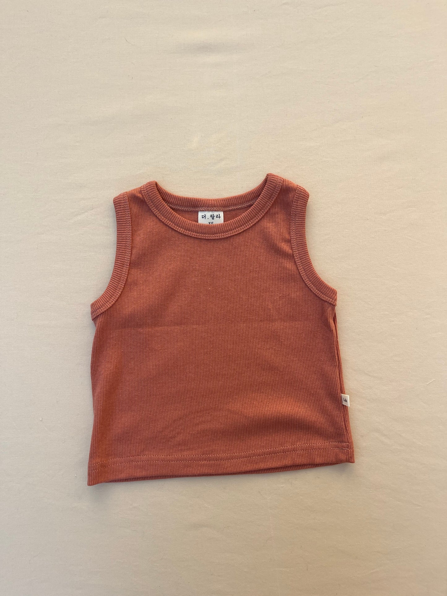 Ribbed Sleeveless Tank
