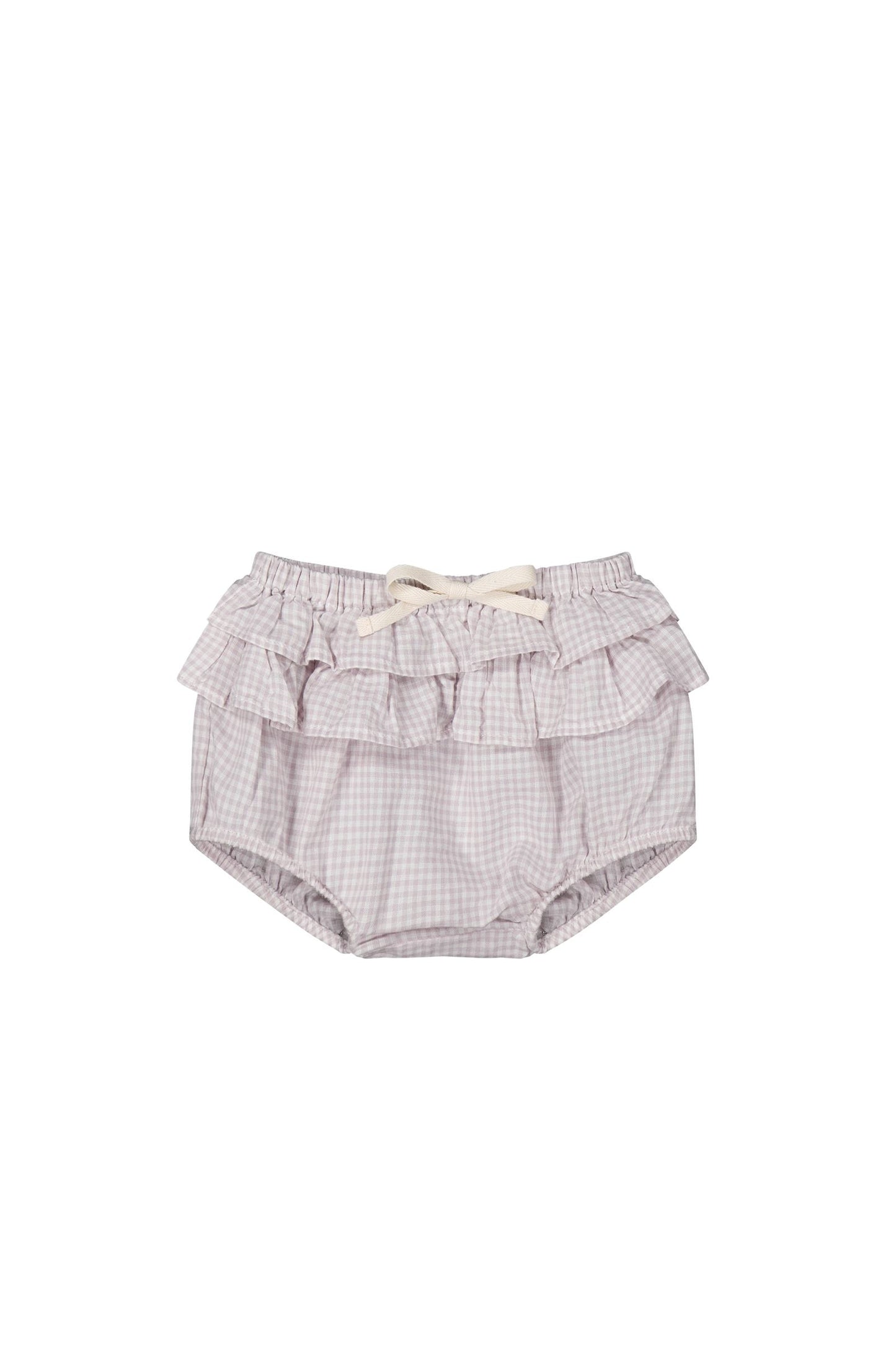Organic Cotton Sydney Bloomer - Gingham Lilac