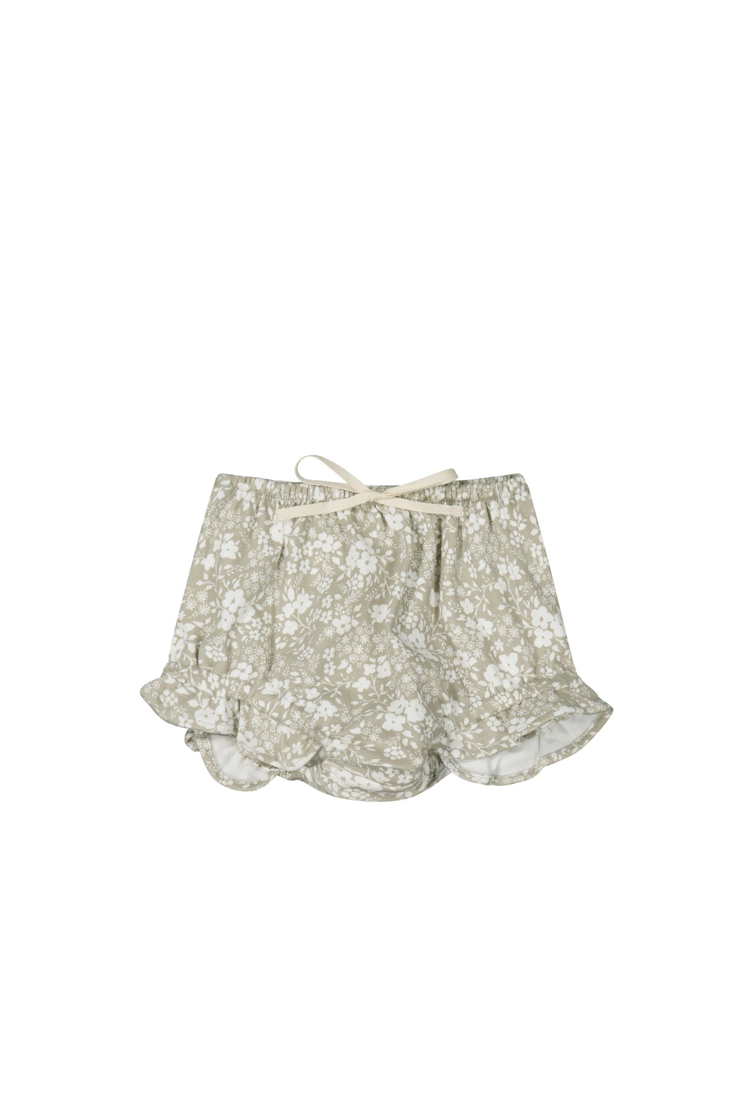 Organic Cotton Frill Bloomer - Pansy Floral Mist