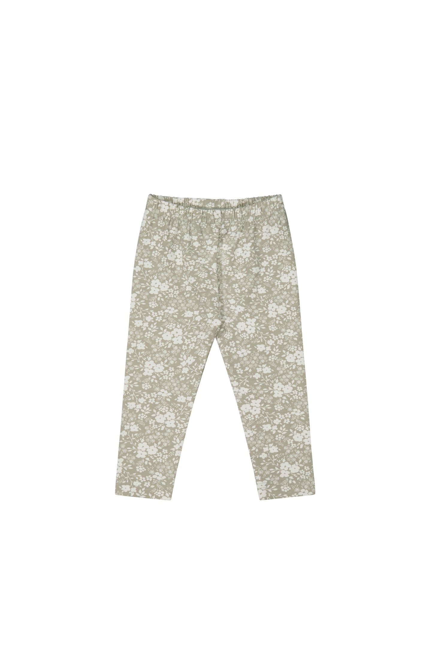 Organic Cotton Legging - Pansy Floral Mist