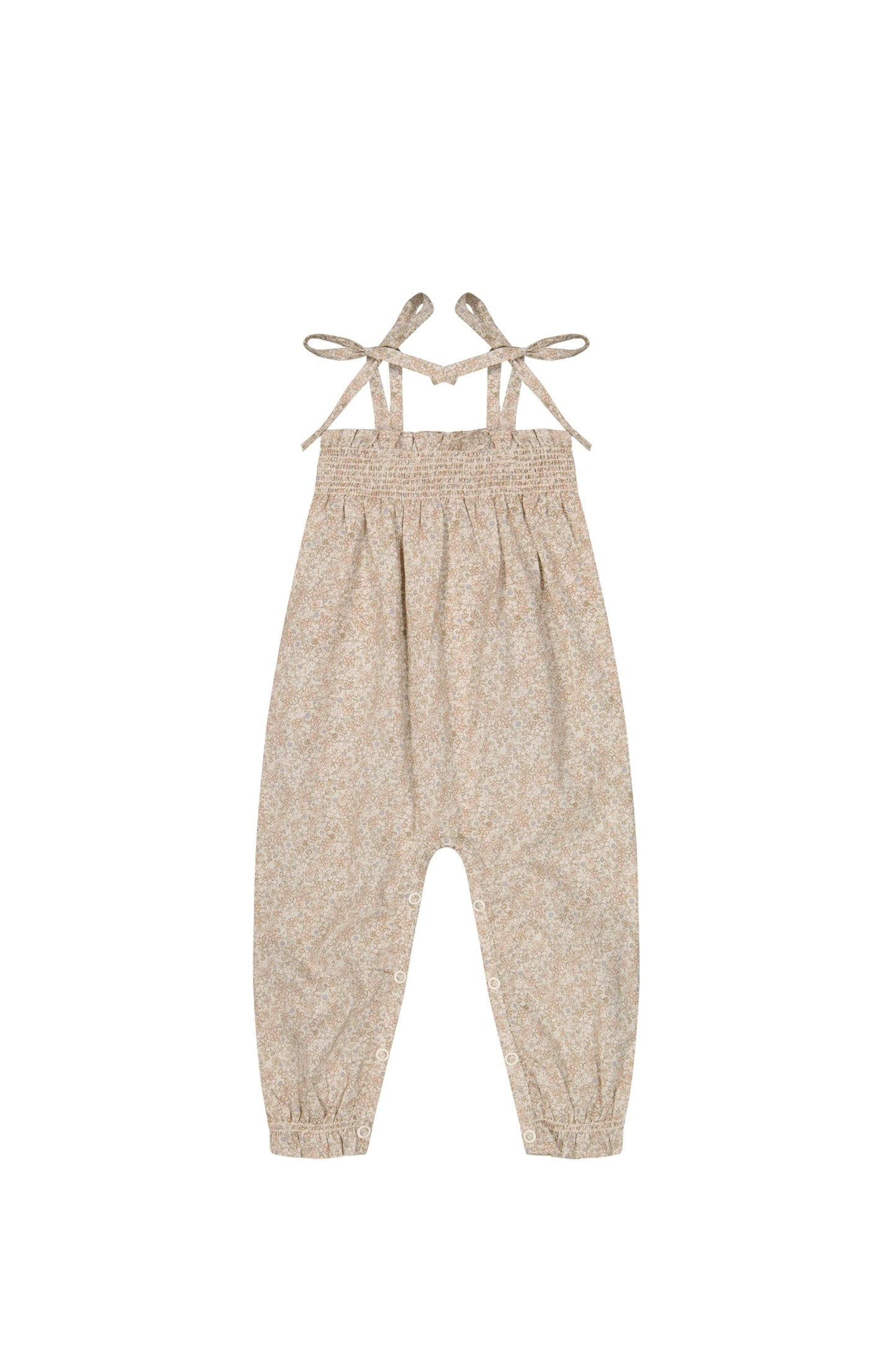 Organic Cotton Summer Playsuit - Chloe Pink Tint
