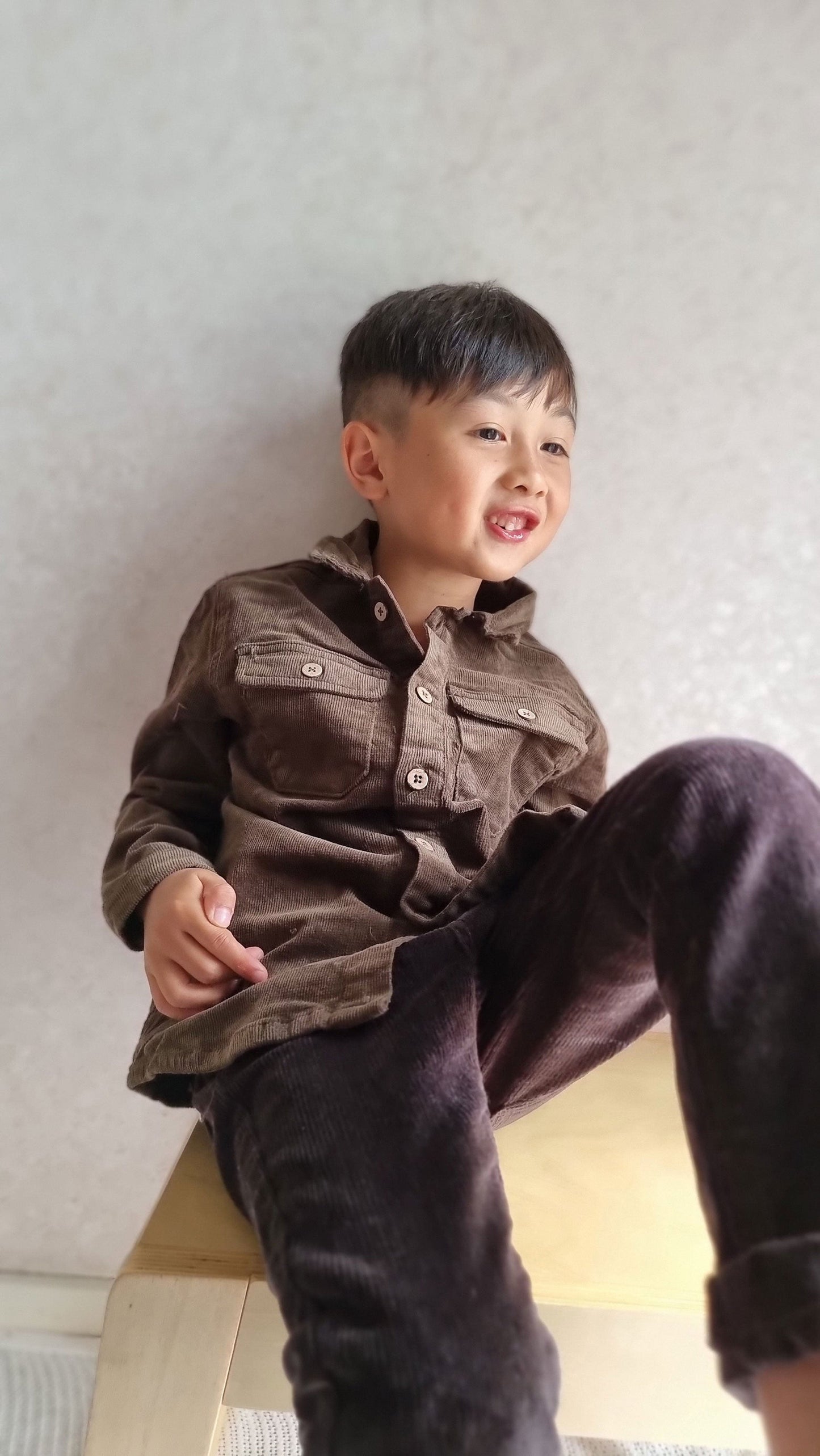 Dylan Cord Pant - Fudge